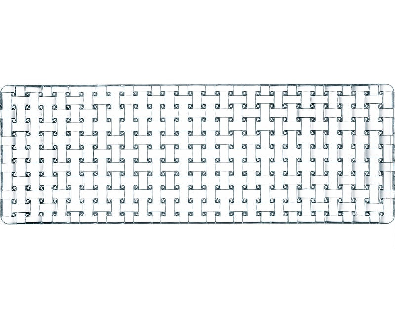 Nachtmann 2x Platte, Glas, Serie: Bossa Nova, Rechteckig, 42x16,5cm (0081412-0)