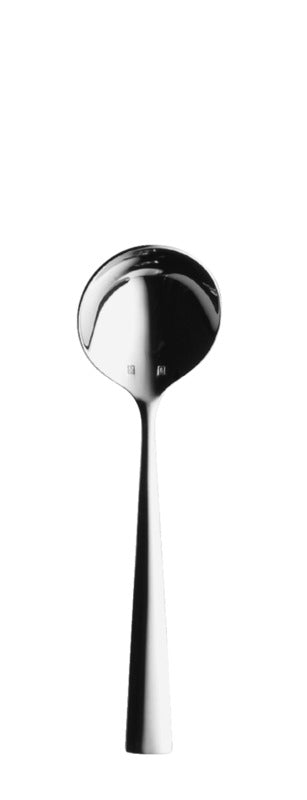 Hepp 12x Suppenlöffel, Serie: ACCENT, Silber, Länge: 176mm