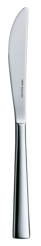 Hepp 12x Vorspeisen-/Dessertmesser (Monoblock), Serie: ACCENT, Silber, Länge: 220mm