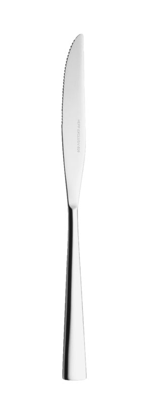 Hepp 12x Steakmesser (Monoblock), Serie: ACCENT, Silber, Länge: 230mm