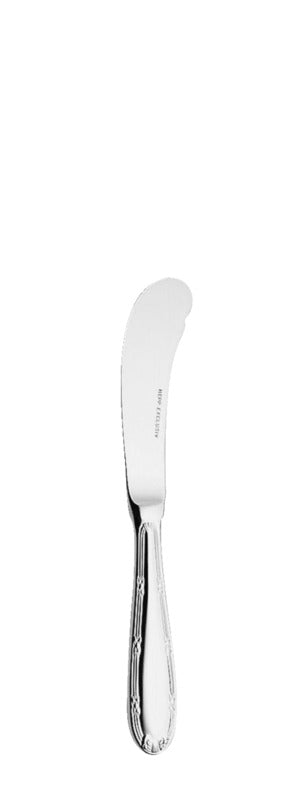 Hepp 12x Buttermesser (Versilbert, Monoblock), Serie: KREUZBAND, Länge: 170mm