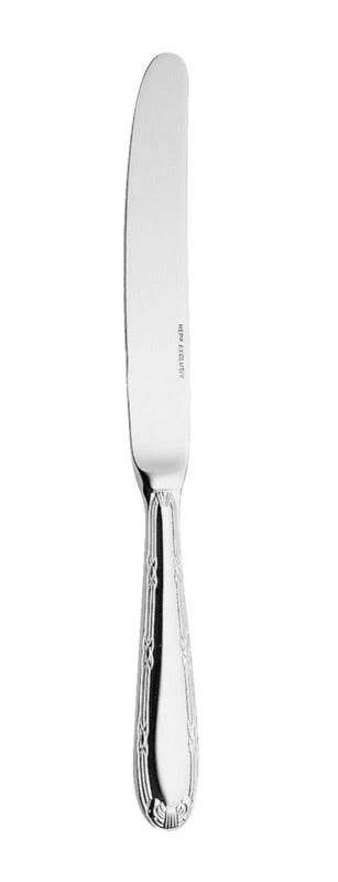 Hepp 12x Menümesser (Versilbert, Monoblock), Serie: KREUZBAND, Länge: 248mm
