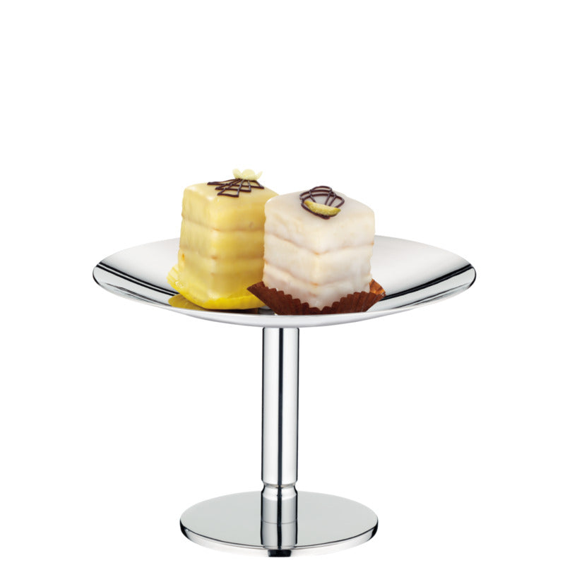 WMF Petits Fours Ständer, Edelstahl, Serie: PURE, Durchmesser: 15cm, Höhe: 10,4cm