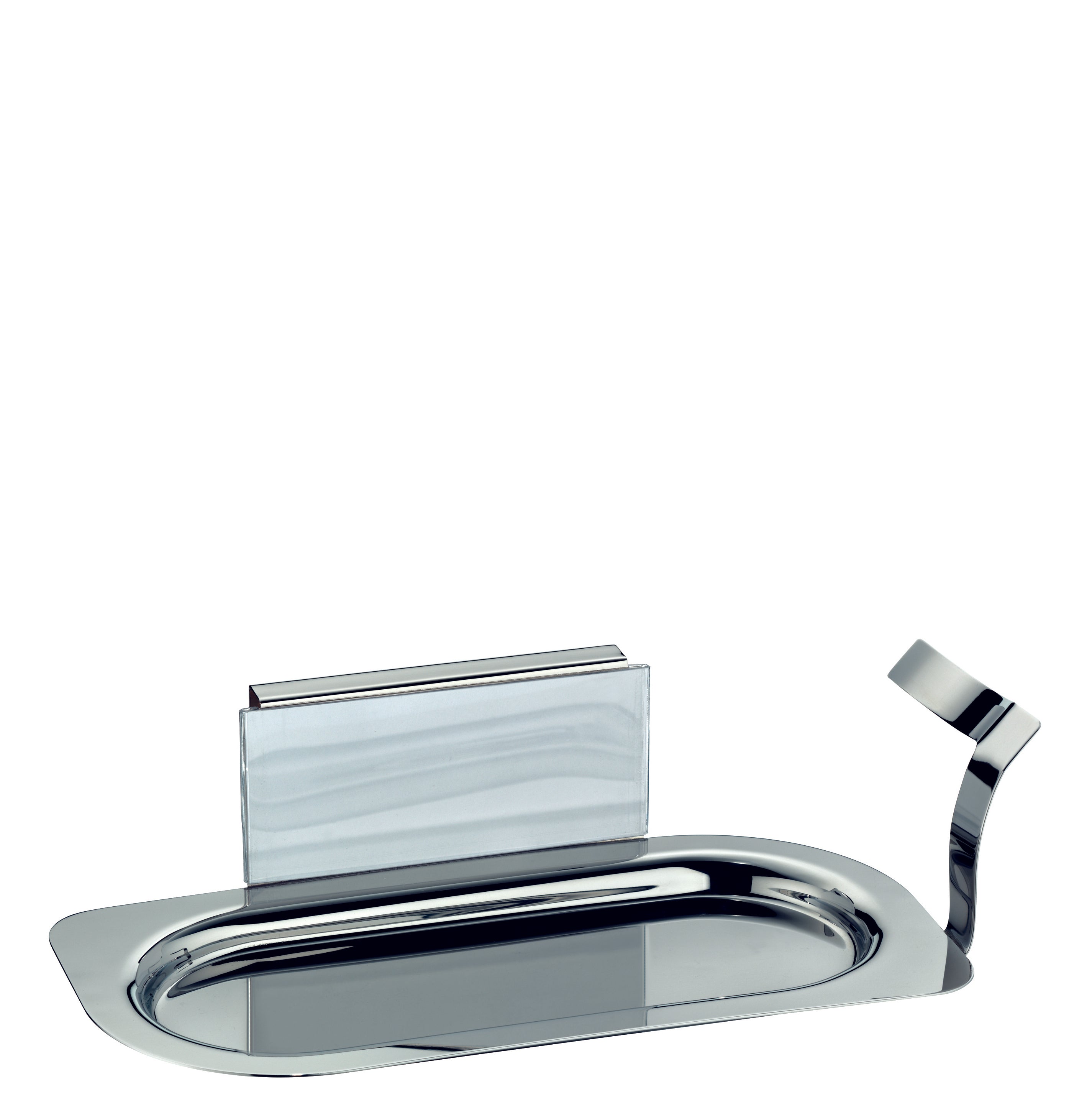 WMF Tablett/Besteck-Halter, Edelstahl, Silber, 27,9x12x7,1cm