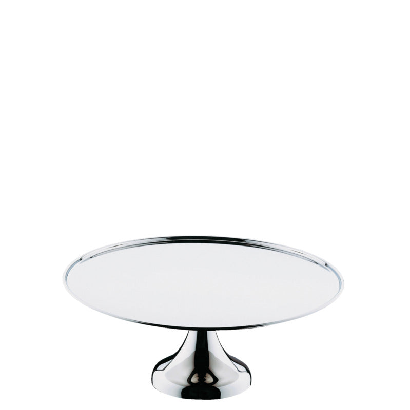 WMF Tortenplatte (inkl. Fuß), Edelstahl, Durchmesser: 36cm, Höhe: 14,5