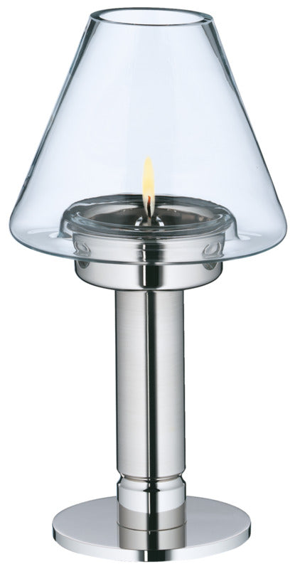 WMF Windlicht (Klar), Edelstahl, Serie: PURE, Höhe: 21cm