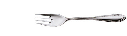 WMF 12x Fischgabel (Versilbert), Serie: FLAIR, Länge: 18,3cm