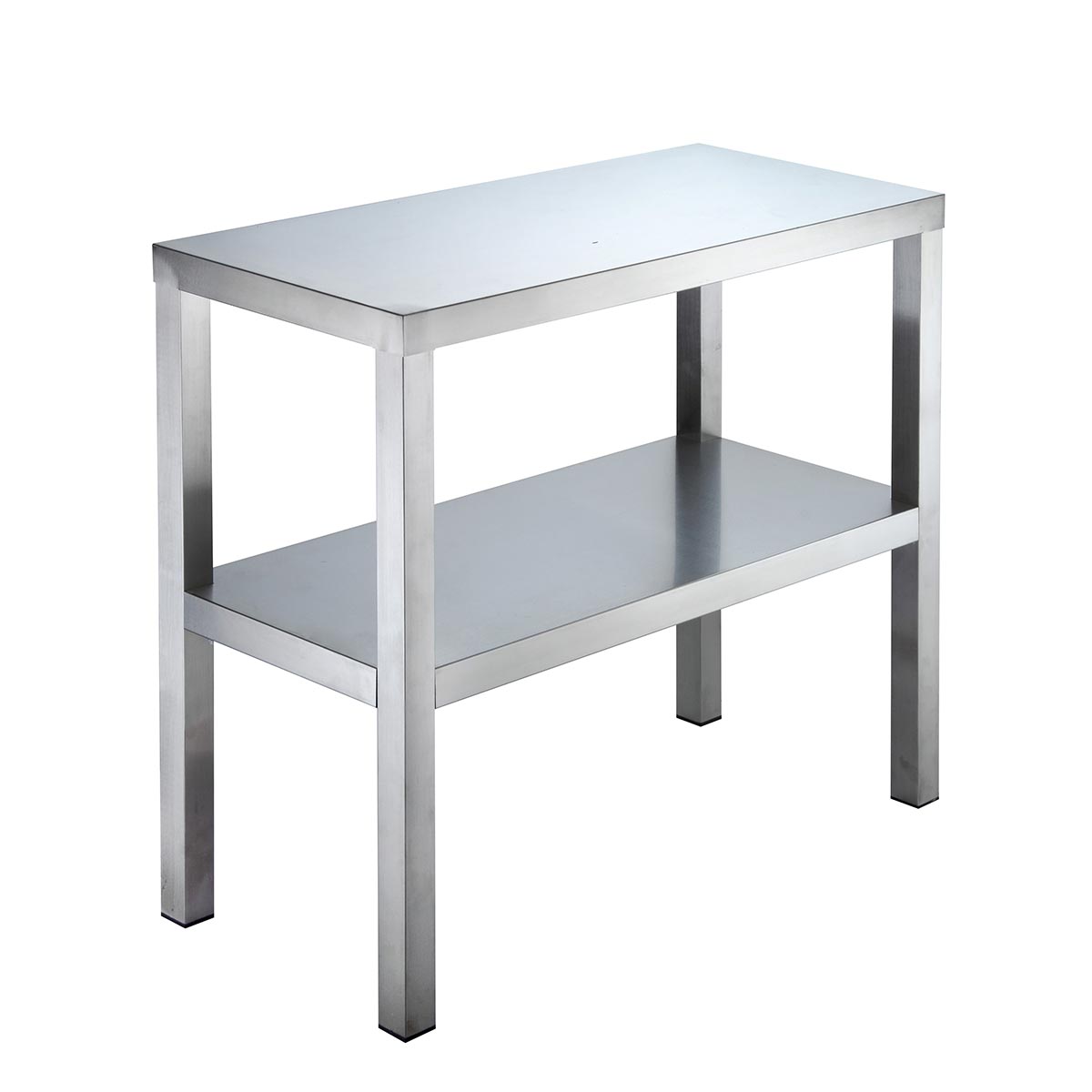 Vaiotec EASYLINE Aufsatzbord "350" (2 Etagen), Edelstahl, Silber, 1400x350x700mm