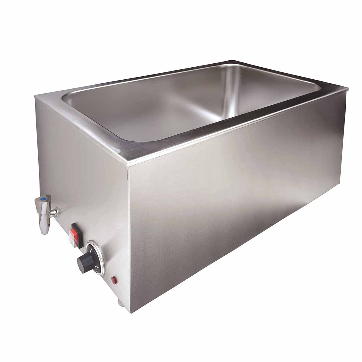 Vaiotec EASYLINE Bain-Marie, Mit Ablasshahn, GN1/1, 230V, 338x600x243mm