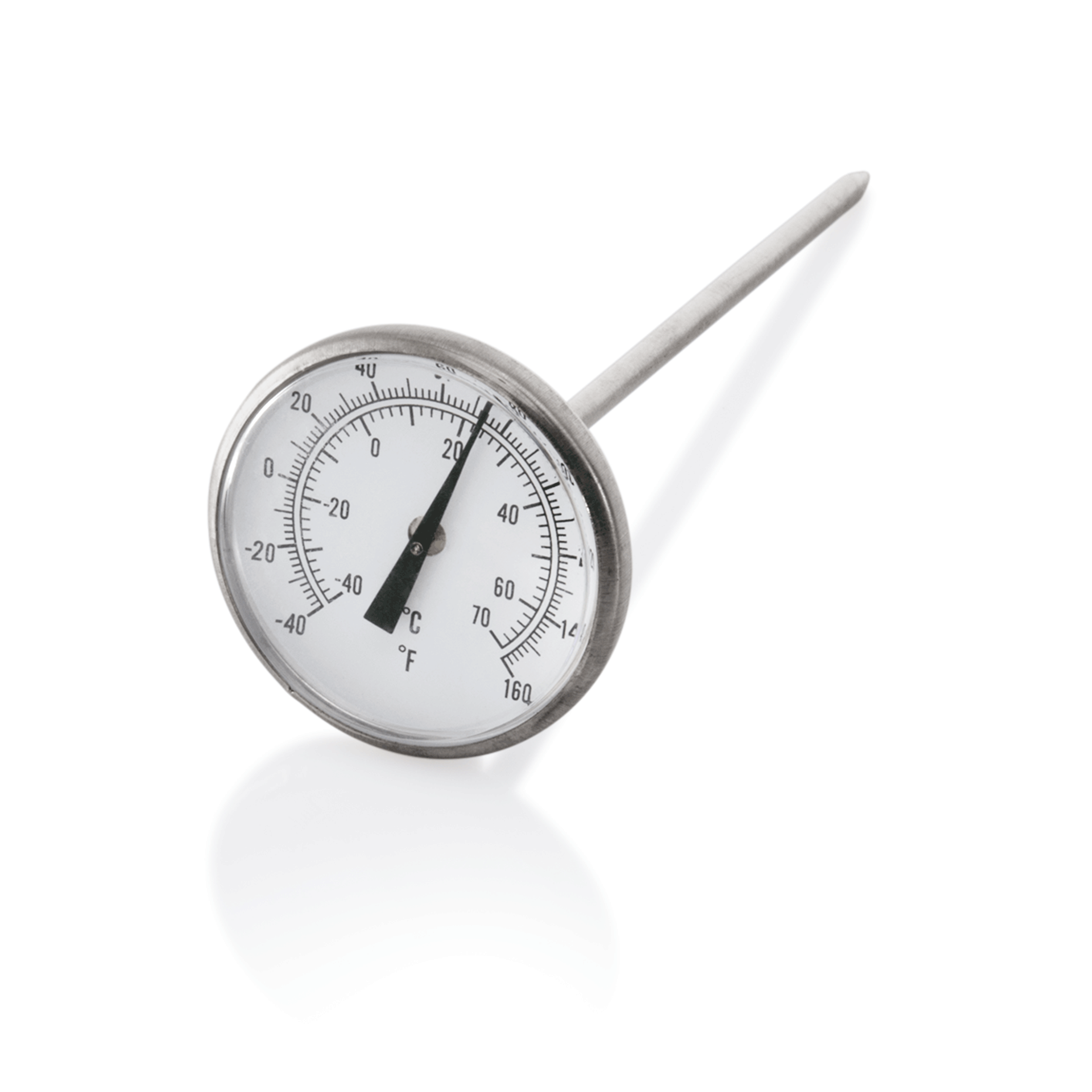 WAS Germany Einstechthermometer, Chromnickelstahl, Durchmesser: 4,5cm (1030003)