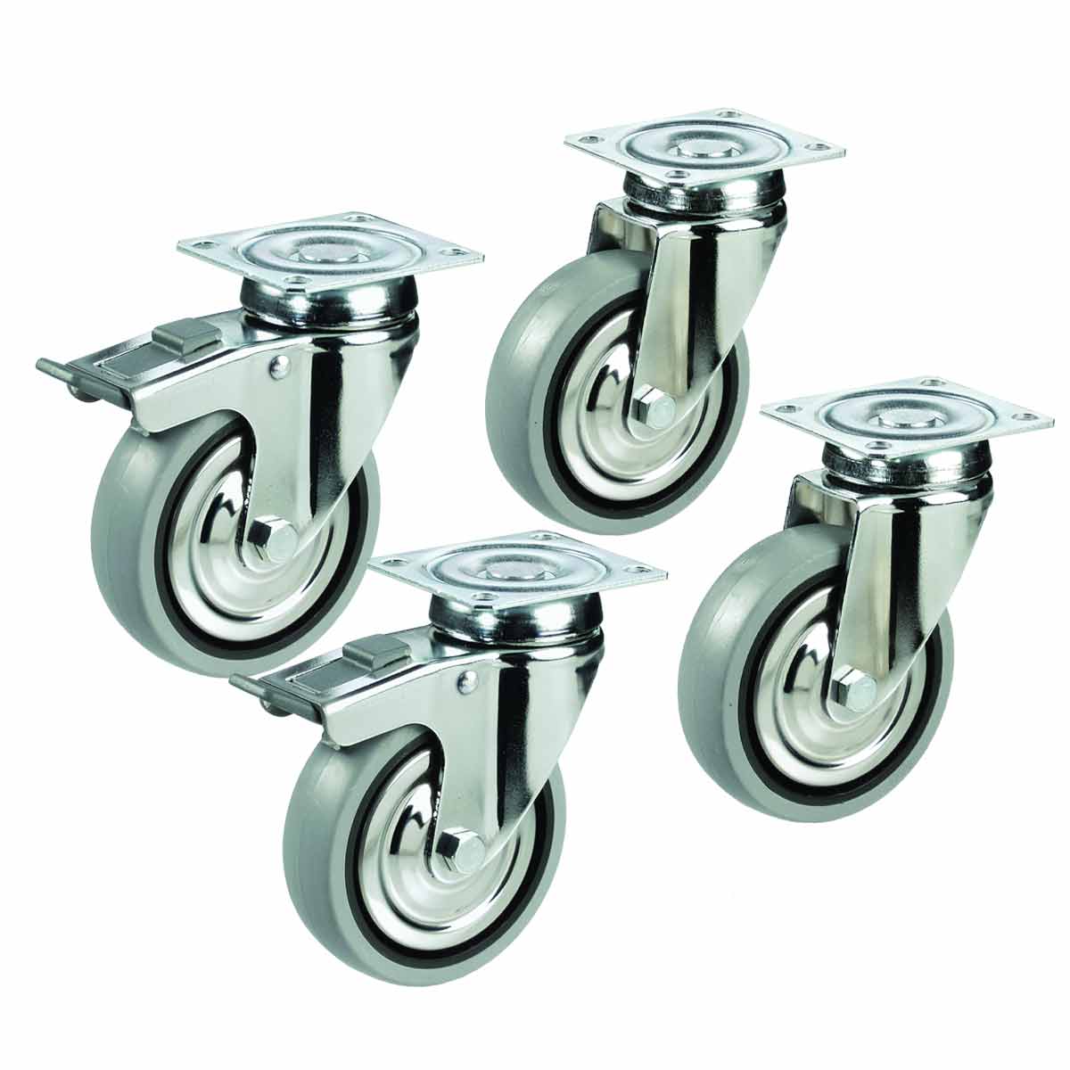 Vaiotec Rollenkit für Kühl & Tiefkühltische 2 & 3-türig, + Kühl & Tiefkühlschränke 1-türig der Serie TOPLINE