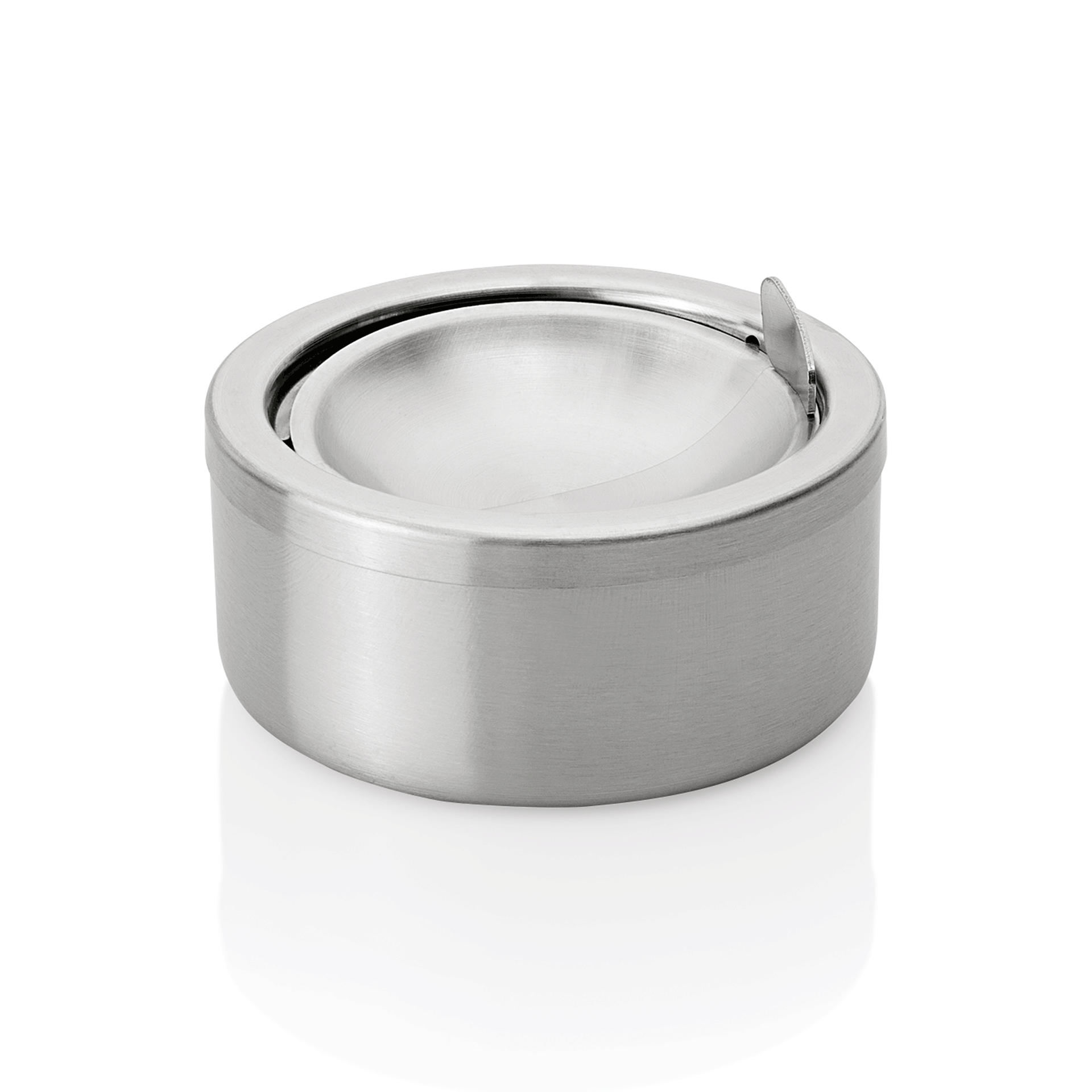 WAS Germany Druckaschenbecher, Edelstahl, Silver, Durchmesser:11,5cm (1113115)