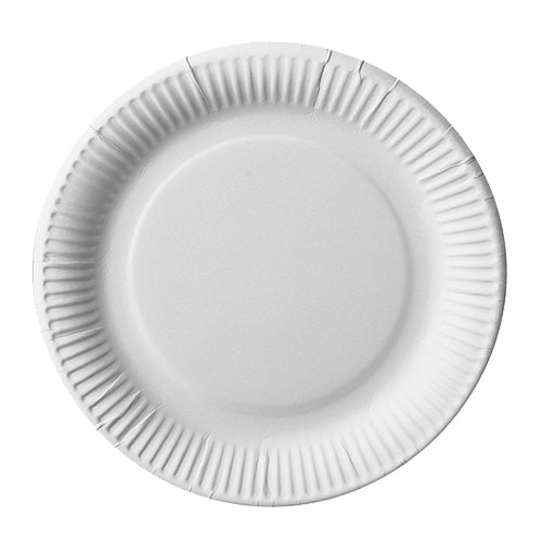 Papstar 500 Teller, Pappe "pure" rund Ø 23 cm weiss extra stark, 5x 100