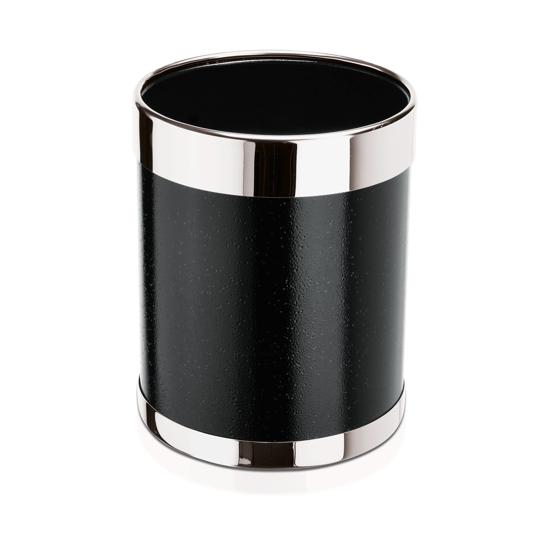 WAS Germany Papierkorb, Schwarz, Durchmesser: 22cm, Höhe: 28cm (1125220)