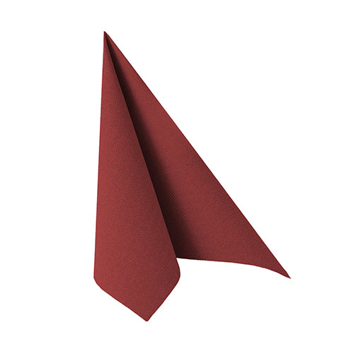 Papstar 280 Servietten "ROYAL Collection" 1/4-Falz 25 cm x 25 cm bordeaux