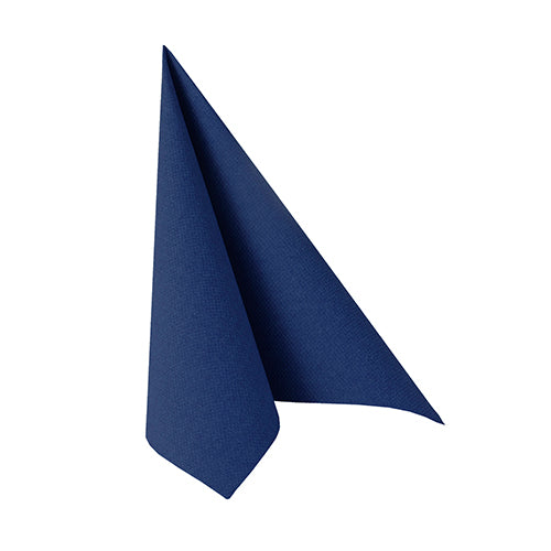 Papstar 280 Servietten "ROYAL Collection" 1/4-Falz 25 cm x 25 cm dunkelblau