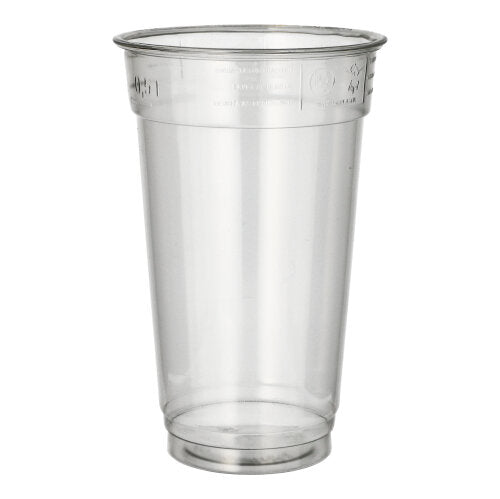 Papstar 16x 50 Trinkbecher "Hurricane", PET 0,5 l Ø 9,5 cm · 14,9 cm glasklar