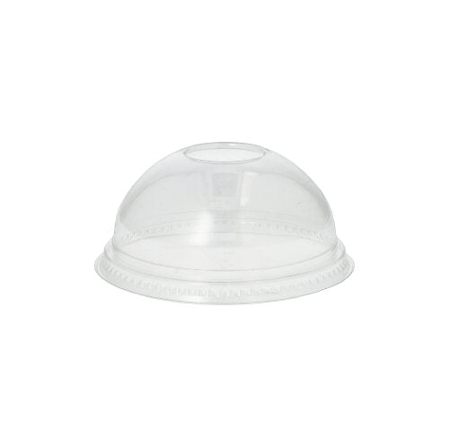 Papstar 16x 50 Dom-Deckel "Hurricane", PET rund Ø 9,5 cm · 4,5 cm glasklar ohne Lochung