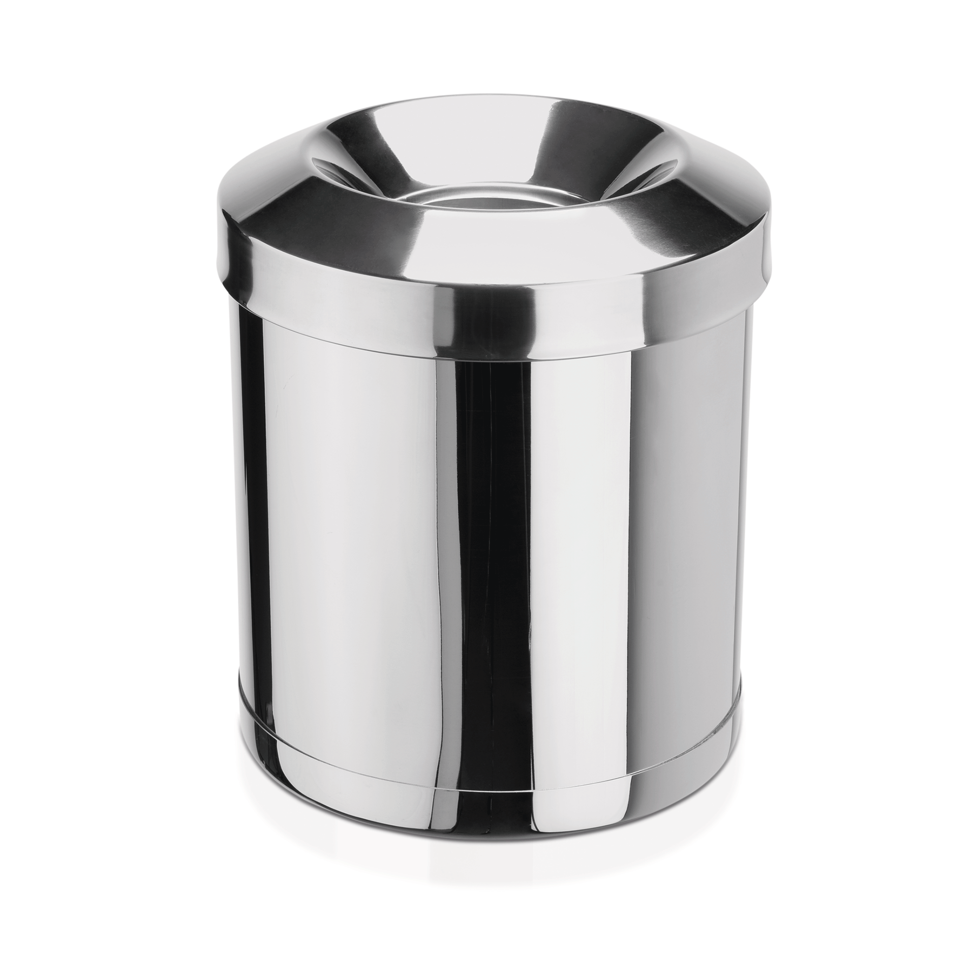 WAS Germany Papierkorb, Feuerfest, Edelstahl, Durchmesser: 24cm, Höhe: 30cm (1135300)