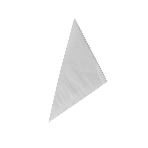 Papstar 1x 1000 Spitztüten, Pergament-Ersatz, gefädelt 19 cm x 19 cm x 27 cm weiss Füllinhalt 125 g, fettdicht