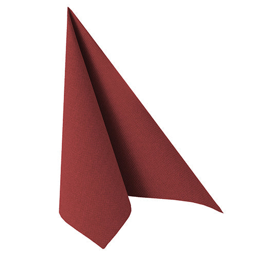 Papstar 250 Servietten "ROYAL Collection" 1/4-Falz 40 cm x 40 cm bordeaux, 5x 50