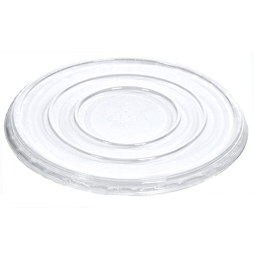 Papstar 6x 50 Deckel für Salatschalen, R-PET rund Ø 18 cm · 1,5 cm klar