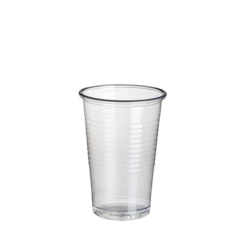 Papstar 3.000x Trinkbecher, Polypropylen, Transparent, Inhalt: 200ml, Durchmesser: 7cm, Höhe: 9,9cm