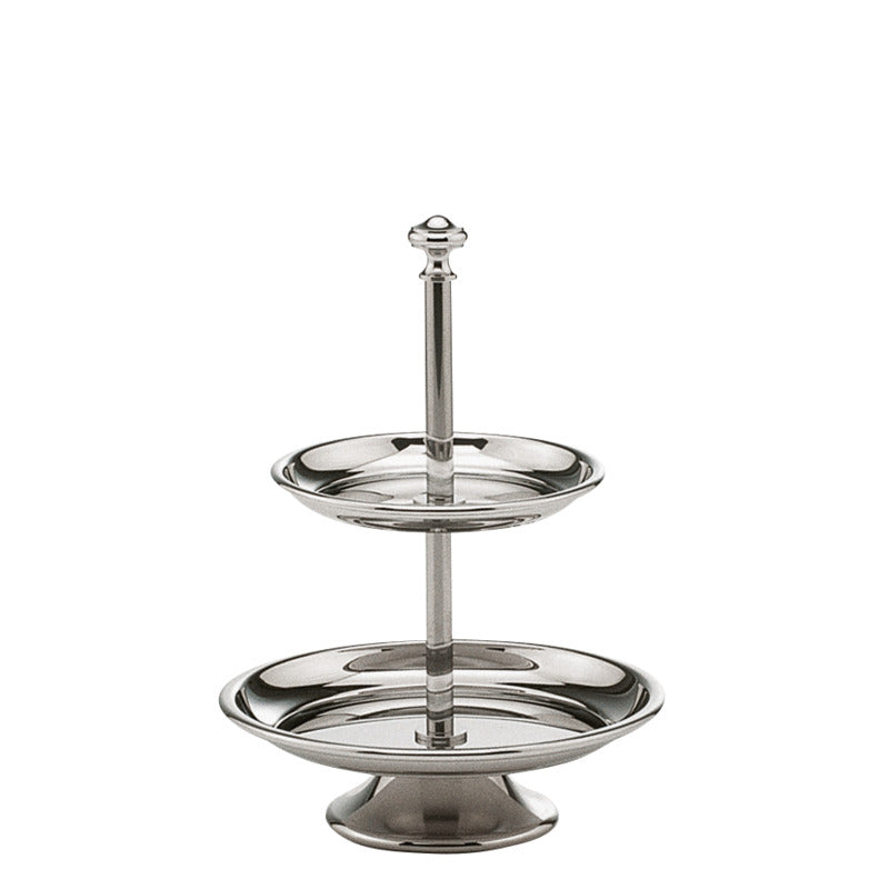 Hepp Gebäckständer (2-teilig), Edelstahl, Silber, Serie: EXCELLENT, Durchmesser: 16cm, Höhe: 22,3cm