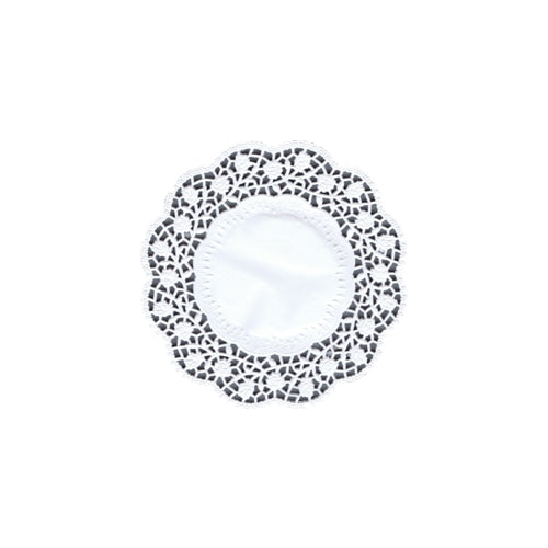 Papstar 20x 100 Teller- und Tassendeckchen rund Ø 15 cm weiss