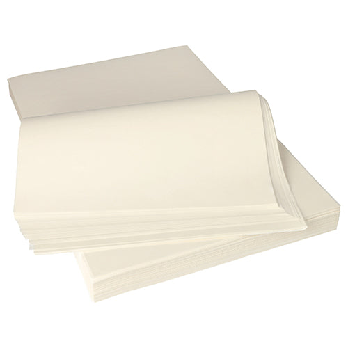 Papstar 1x Pergament-Ersatz, 1/8 Bogen "pure" 37,5 cm x 25 cm weiss à 12,5 kg, fettdicht