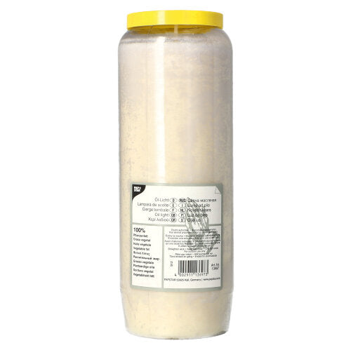 Papstar 20x Öl-Licht T9, 100% Pflanzenfett Ø 6,7 cm · 18 cm transparente Hülle
