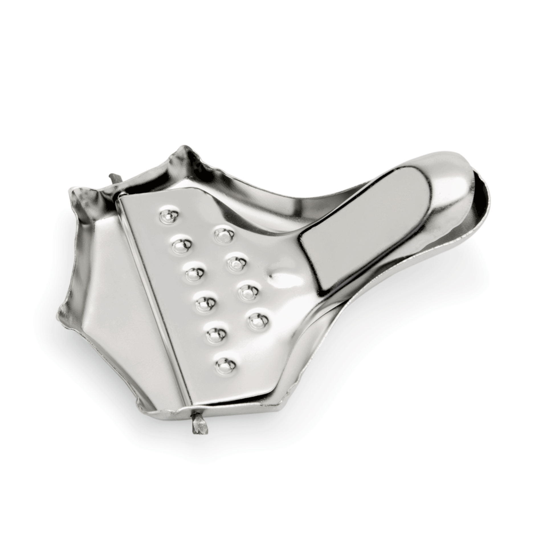 WAS Germany 4x Zitronenschnitzelpresse, Chromnickelstahl, 8,5x6cm (1400000)