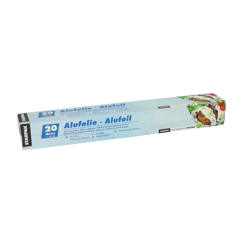 Papstar 24x Alufolie 20 m x 30 cm in Faltschachtel