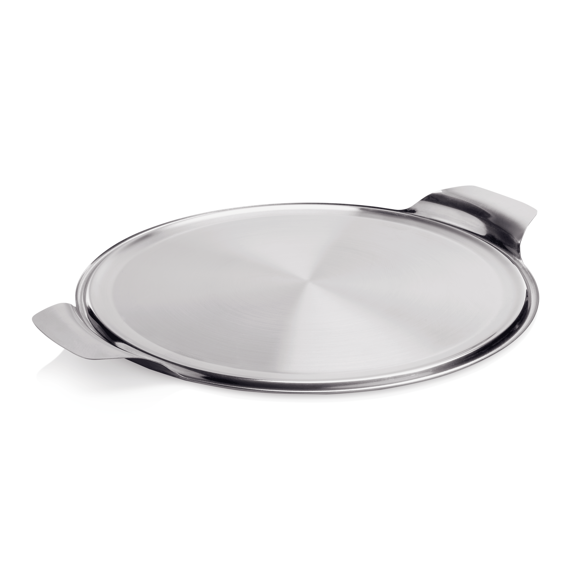 WAS Germany Tortenplatte mit 2 Seitengriffen, Edelstahl, Durchmesser:30 cm (1405300)