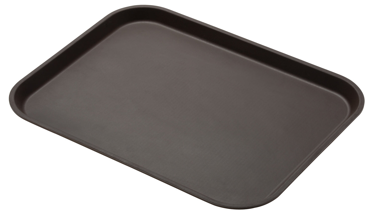 Cambro 12x Tablett (1418CT138), Fiberglass, Braun, Mit rutschfester Gummioberfläche, Rechteckig, Hohes Profil, 35x45cm