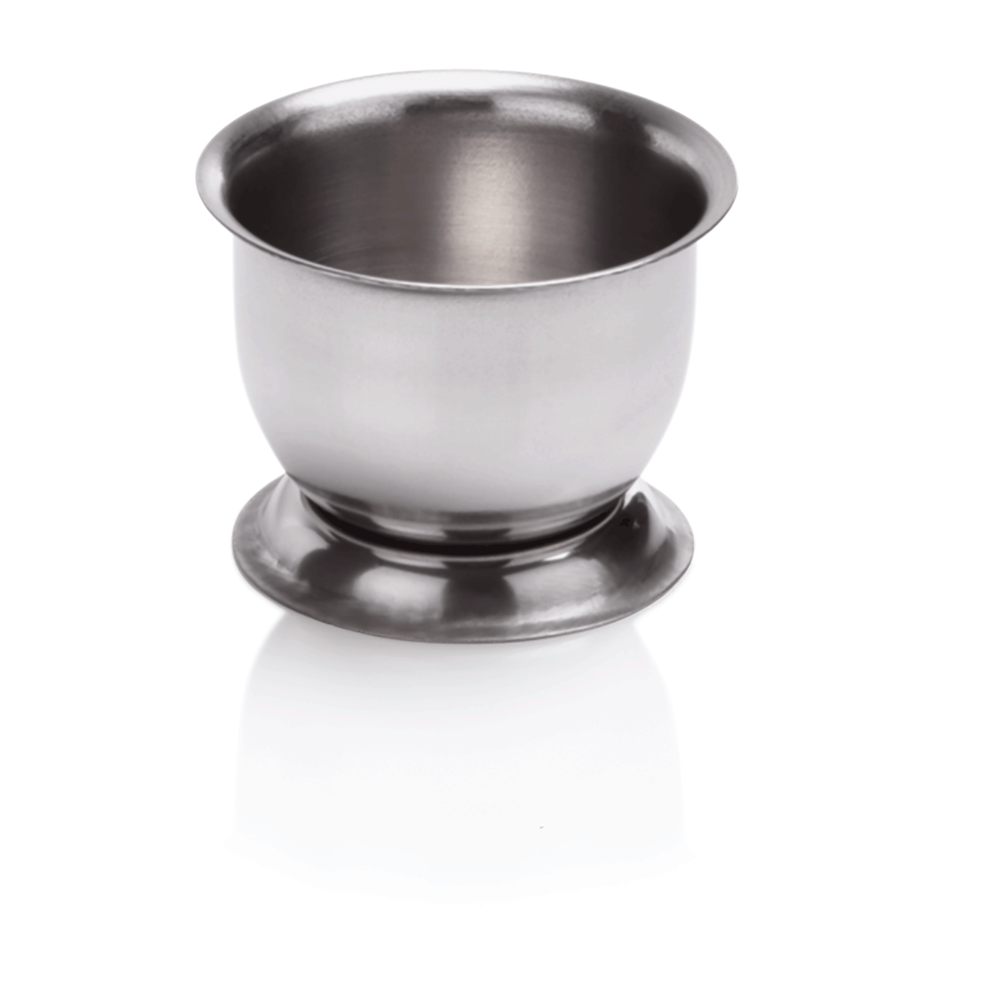 WAS Germany 6x Eierbecher, Edelstahl, Silber, Höhe: 4cm (1420000)