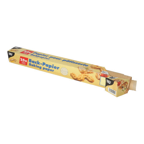 Papstar 24x 25 Blatt Backpapierzuschnitte 38 cm x 42 cm braun in Faltschachtel