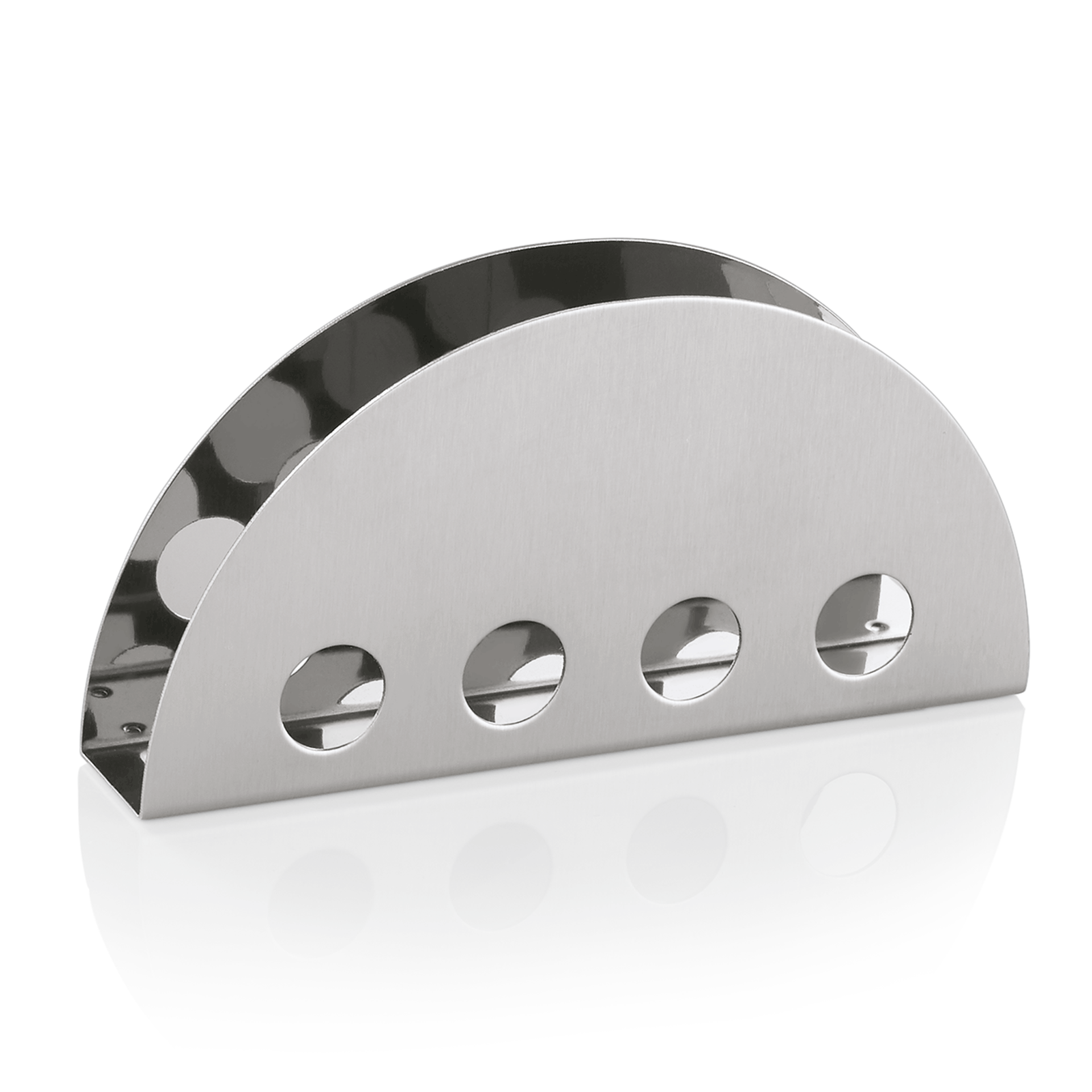 WAS Germany Serviettenhalter, Edelstahl, Silber, 14x2,5x7cm (1450001)