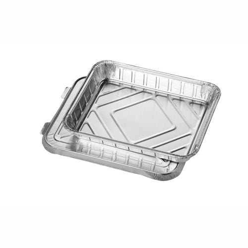 Papstar 6x 50 Menüschalen + Deckel, Alu ungeteilt 0,93 l 3 cm x 17,7 cm x 22,5 cm