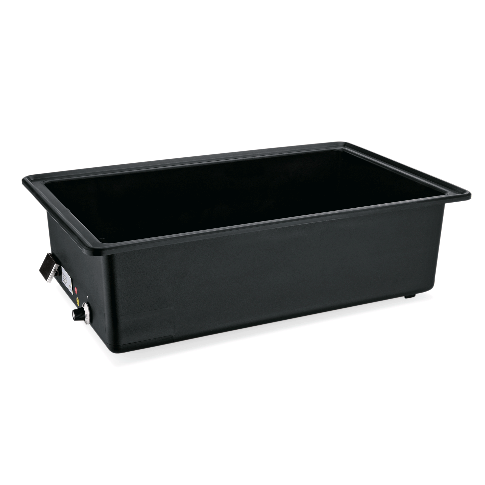 WAS Germany Elektro Wasserbad (GN1/1), Polypropylen, Schwarz, 1850W, 230V, 56x36x16cm (1460185)