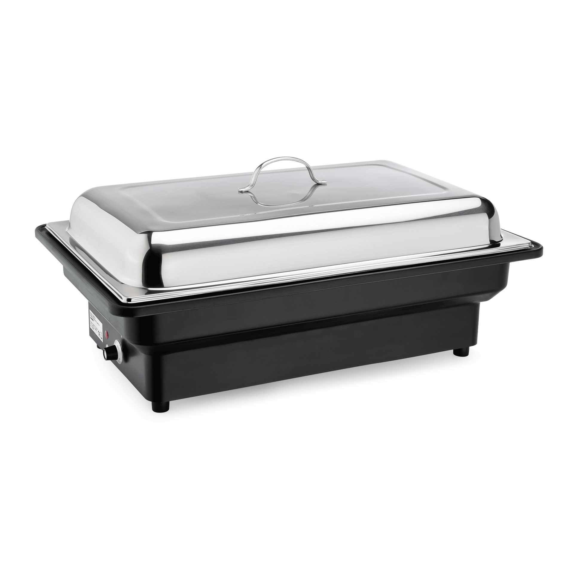 WAS Germany Elektro-Chafing Dish (GN1/1), Chromnickelstahl und Polypropylen, 500W, 220V, 56x36x25cm (1460502)