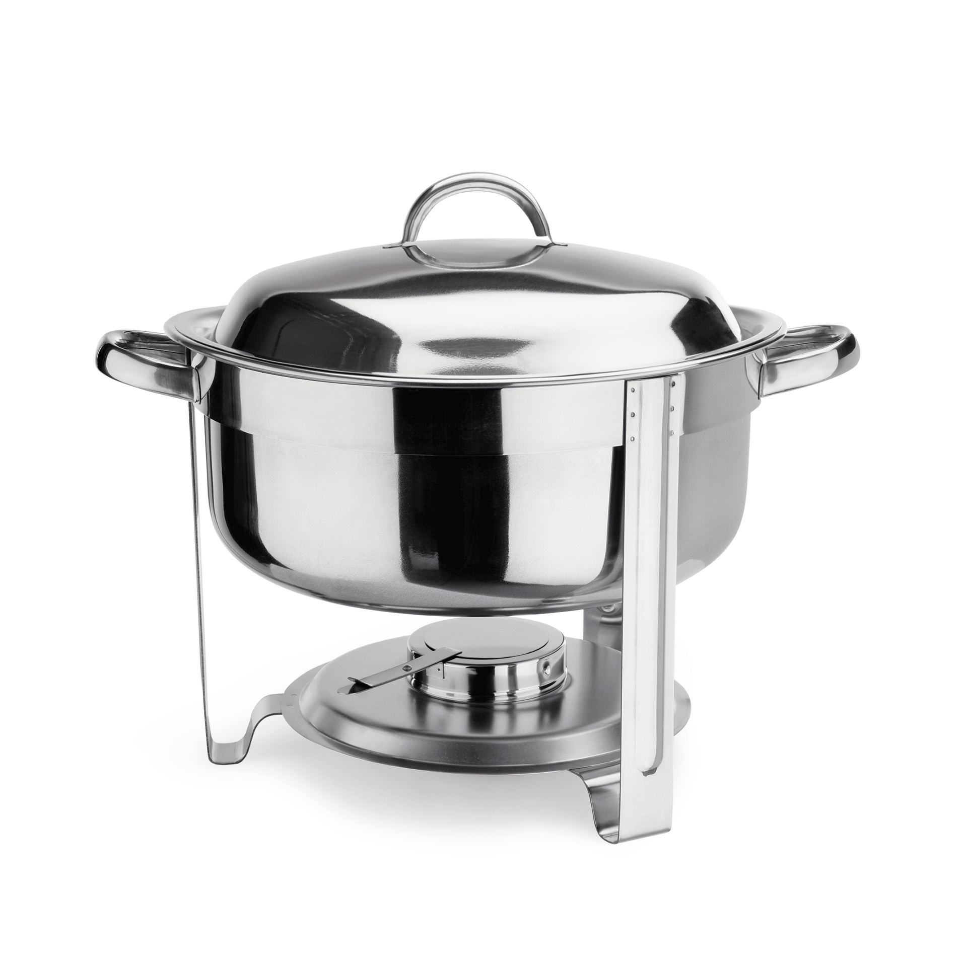WAS Germany Suppen Chafing Dish, Chromnickelstahl, Durchmesser:33cm, Höhe:33cm, Inhalt:7,5L (1460750)