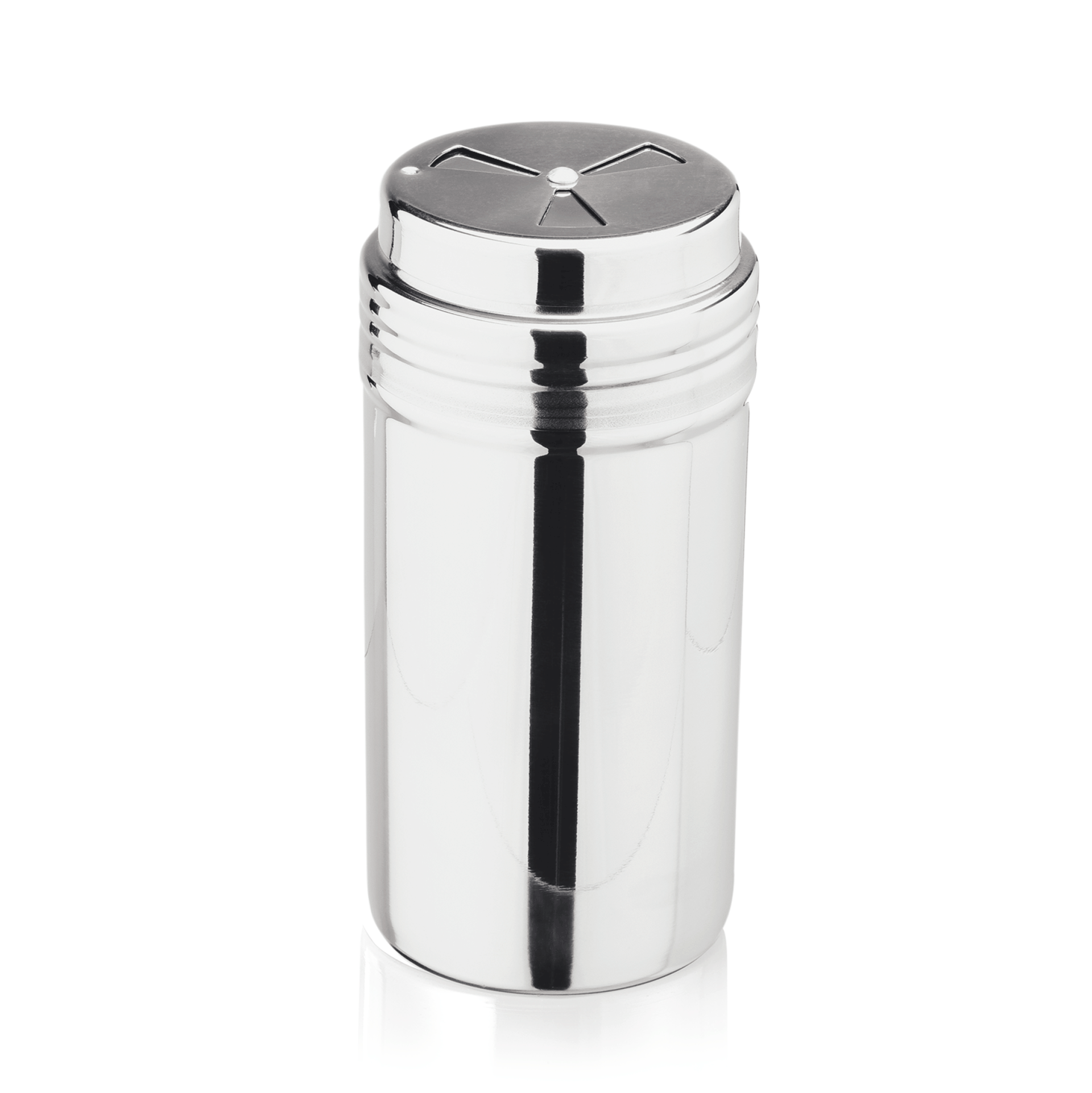 WAS Germany 6x Multistreuer Set mit 3 Lochgrößen, Ø 7 cm, Höhe 14,5 cm, Chromnickelstahl  (1465040)