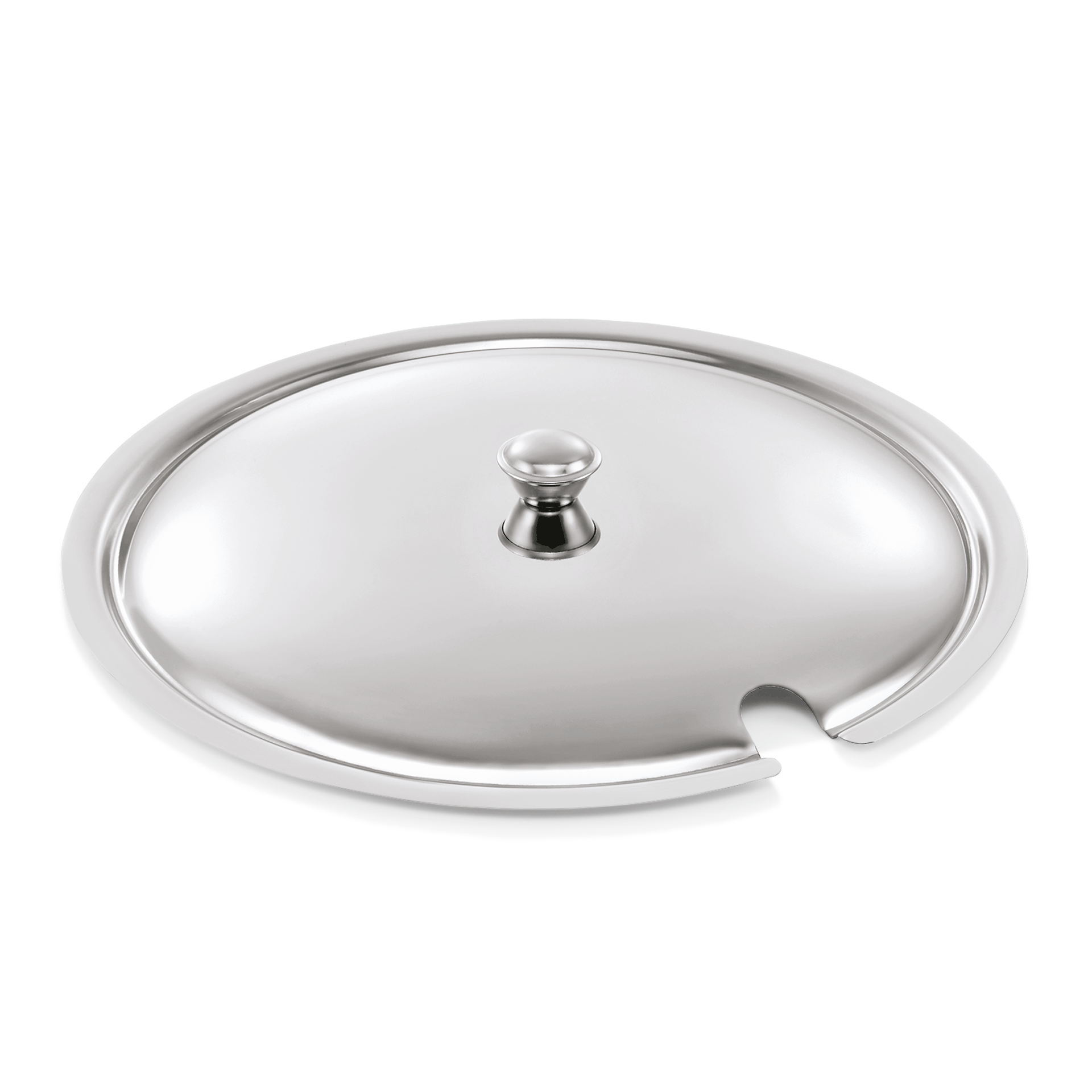 WAS Germany Deckel mit Löffelaussparung (Für Terrine MH107832), Chromnickelstahl, Durchmesser: 29cm (1475451)