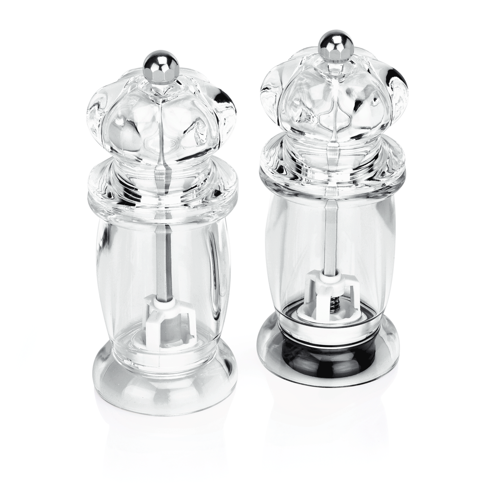 WAS Germany Salz-/Pfeffermühlen Set, Acryl/Keramik, Höhe:14cm (1485002)
