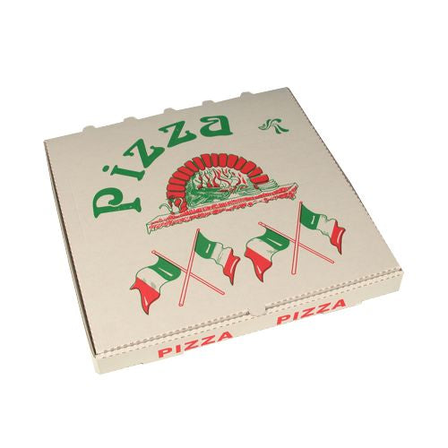 Papstar 50x Pizzakarton, Cellulose, 33x33x4cm