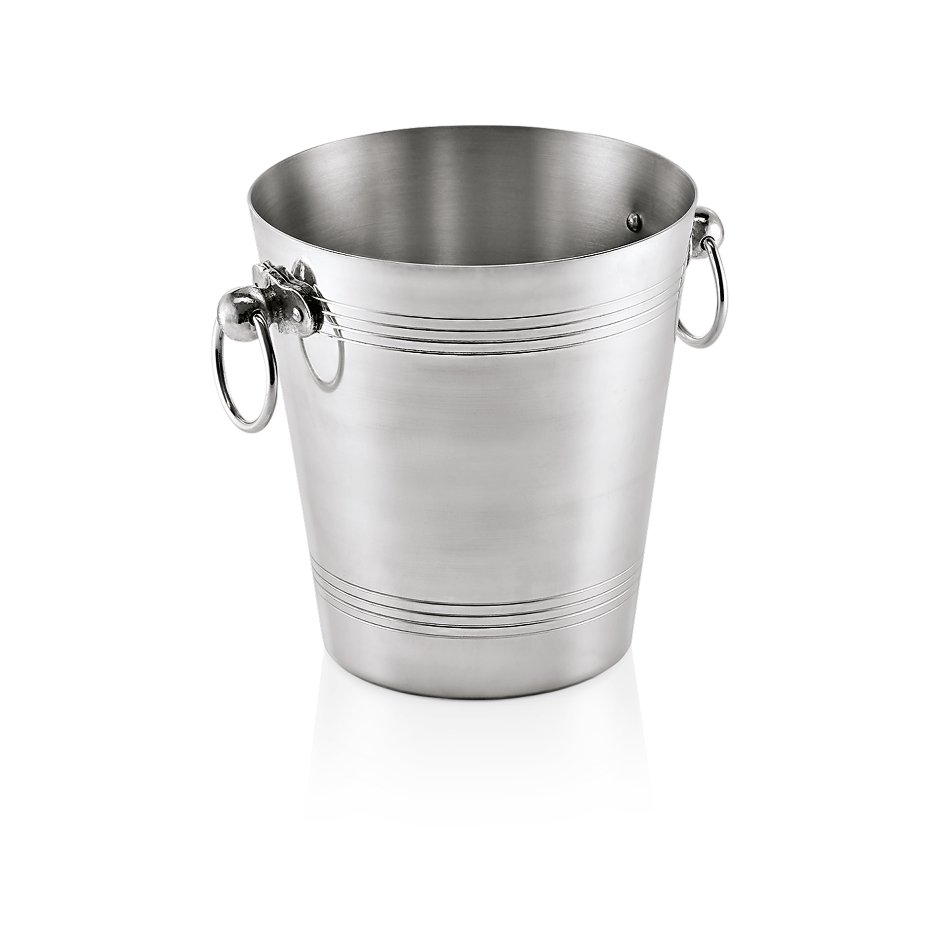 WAS Germany Wein-/Sektkühler, Aluminium, Silber, Inhalt: 3,7L, Durchmesser: 19cm, Höhe: 20cm (1531190)