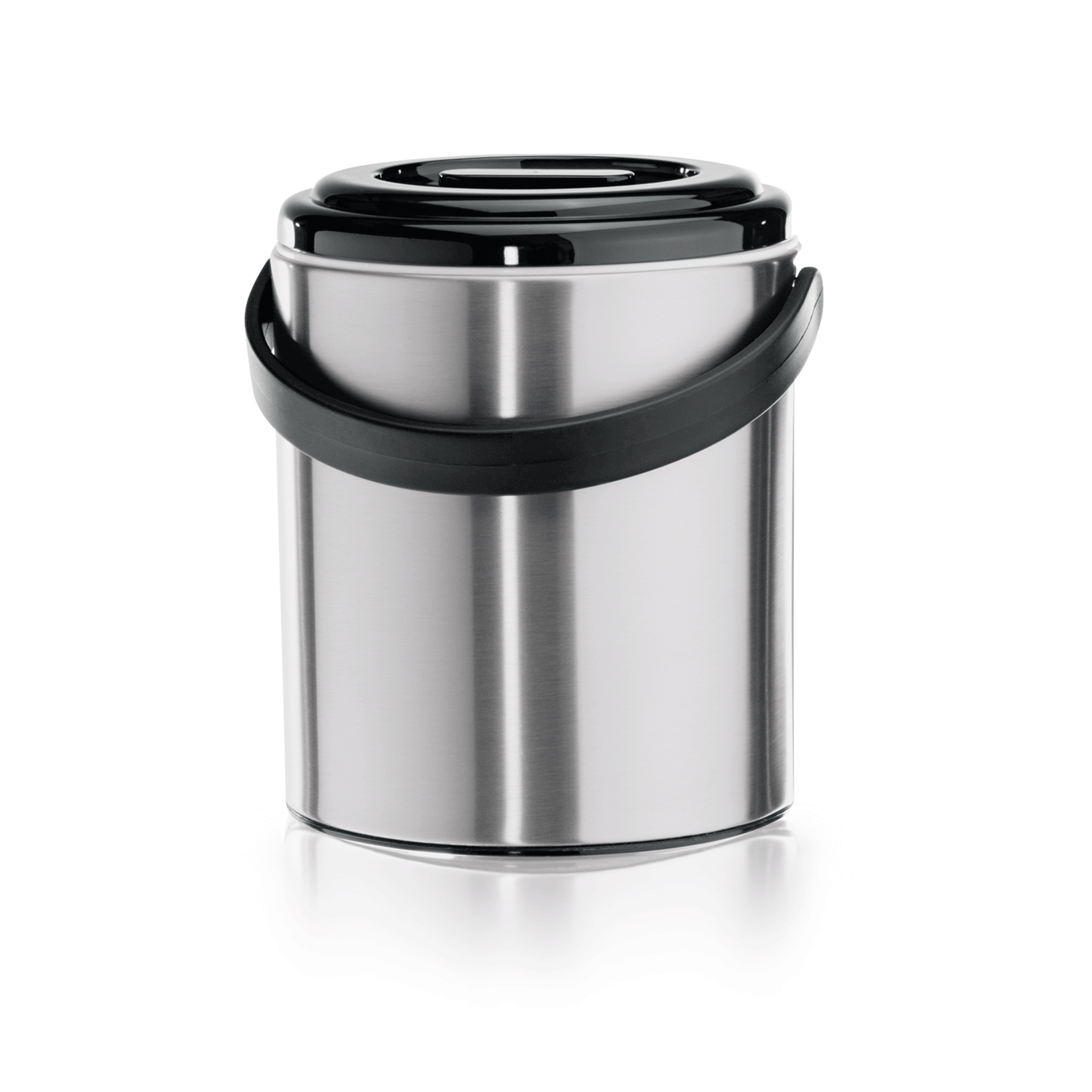 WAS Germany Eiseimer-Set mit Kunststoffzange, Durchmesser: 14cm, Höhe: 17,5 cm, Inhalt: 1,6L (1536160)