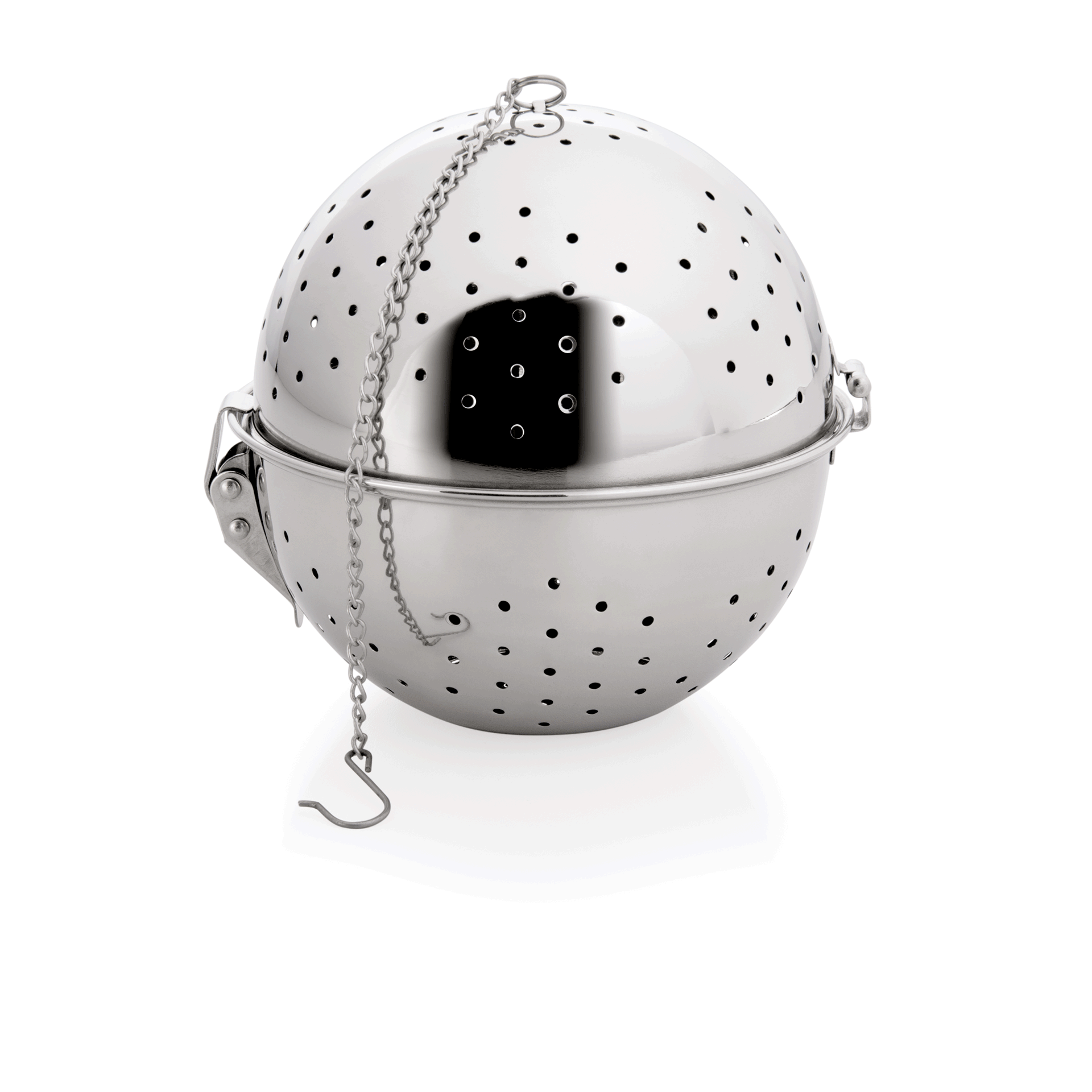 WAS Germany Reiskugel (Perforierung Ø 2,5mm), Chromnickelstahl, Silber, Durchmesser: 14cm (1569135)
