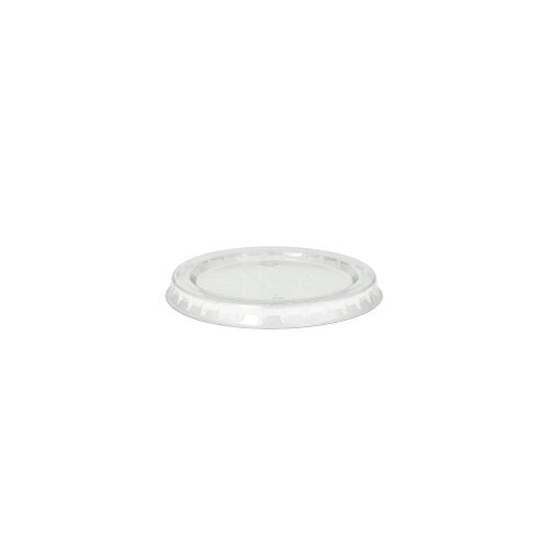 Papstar 20x 100 Deckel, PS rund Ø 6,7 cm · 1 cm klar